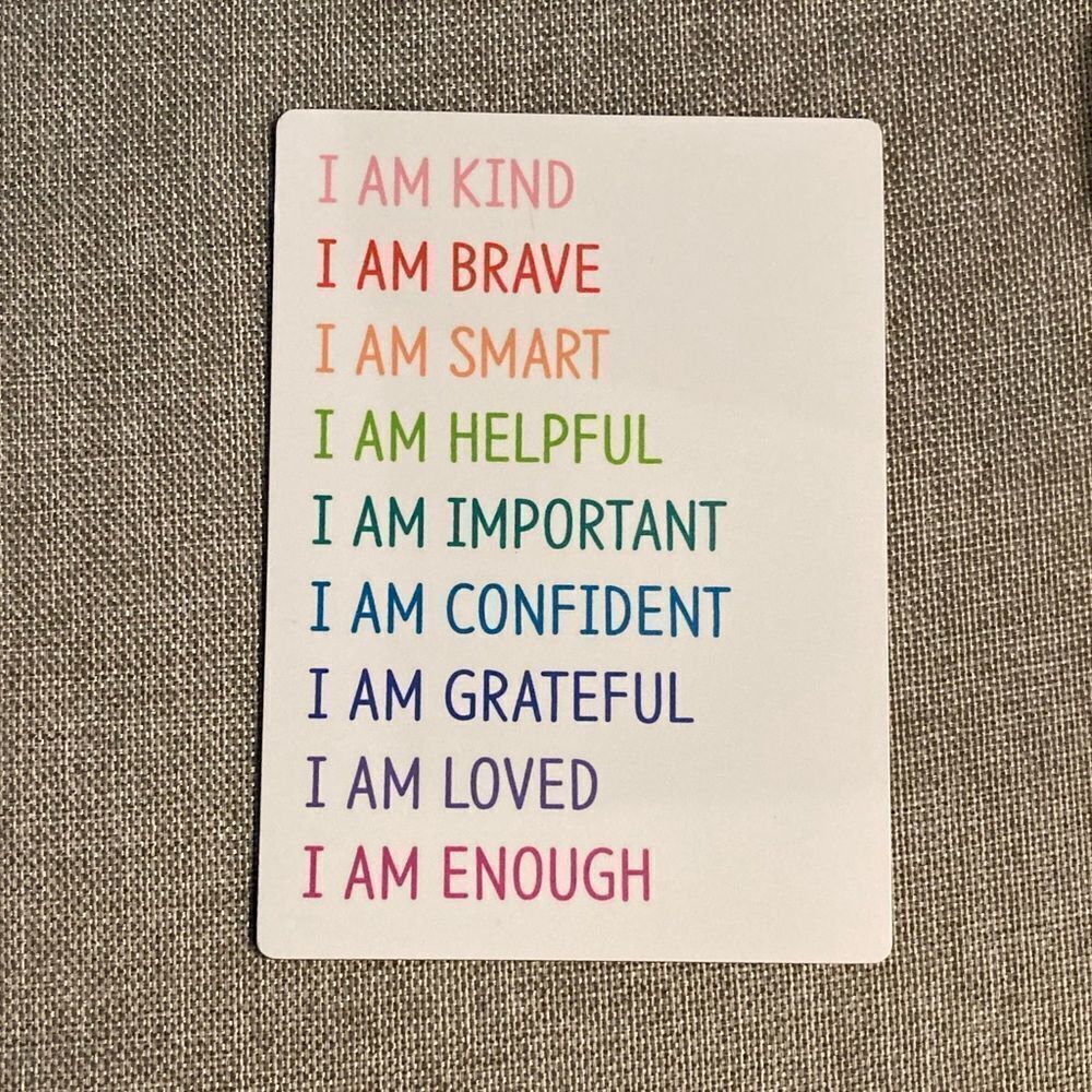 Rainbow Affirmations Magnet 